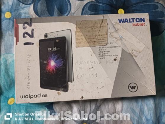 Walton Walpad 8g (4/64)(টাচ নষ্ট)